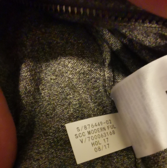 💎Banana Republic Luxury Blend Full Zip Silk Cotton Cashmere Size S Grey - Picture 5 of 10